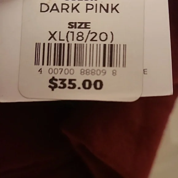 TEK GEAR BOYS ZIPPERED BURGUNDY HOODIE SIZE XL - Picture 5 of 9